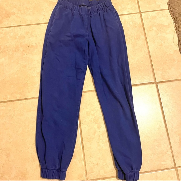 Brandy Melville Pants - Brandy Melville dark blue rosa sweatpants💙 (read description)